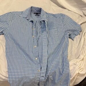 Tommy Hilfiger Blue Gingham Men's Shirt